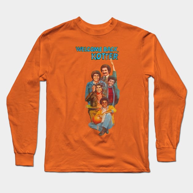 Welcome Back Kotter & the Sweathogs Long Sleeve T-Shirt by offsetvinylfilm